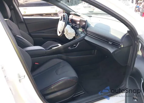 2023 Hyundai Elantra N Line из США, поврежденный, VIN KMHLR4AF1PU544535